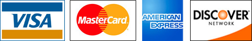 We Accept All Major Credit and Debit Cards